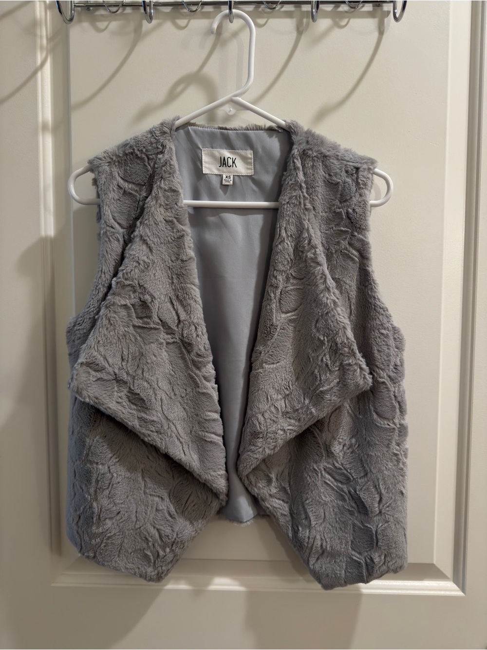 Jack by BB Dakota Gray Faux Fur Vest - Women's